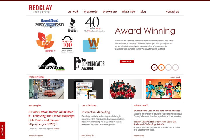 Red Clay Interactive website preview